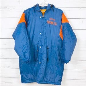 Denver Broncos Starter Vintage Long Stadium Coat
